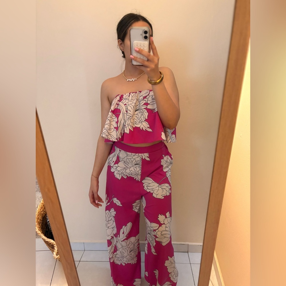 MAGENTA FLORAL SET 🌺✨